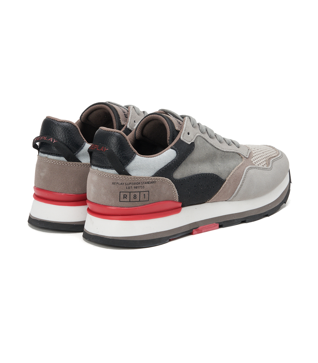 ARTHURスポーティカジュアルレースアップスニーカー 詳細画像 グレー 3